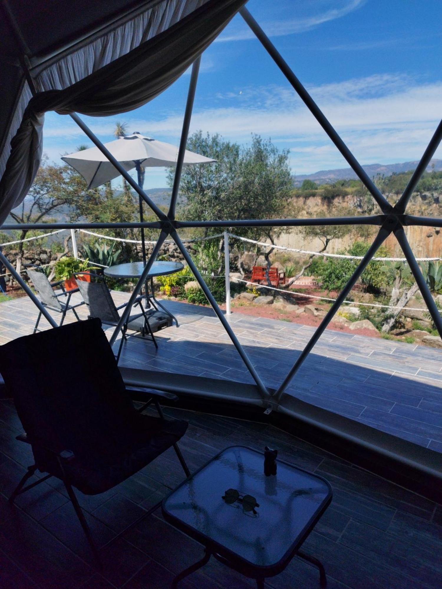 El Gato Glamping Con Vista A Prismas Basalticos Hotell Huasca de Ocampo Eksteriør bilde