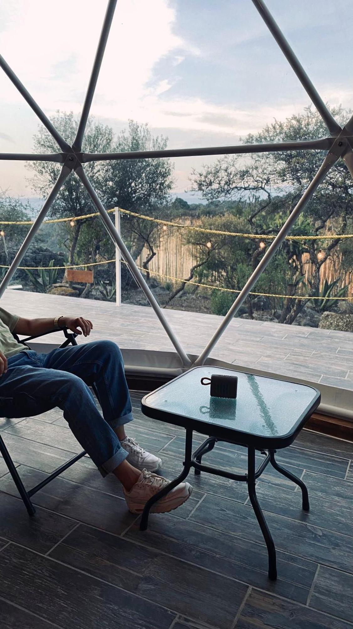 El Gato Glamping Con Vista A Prismas Basalticos Hotell Huasca de Ocampo Eksteriør bilde