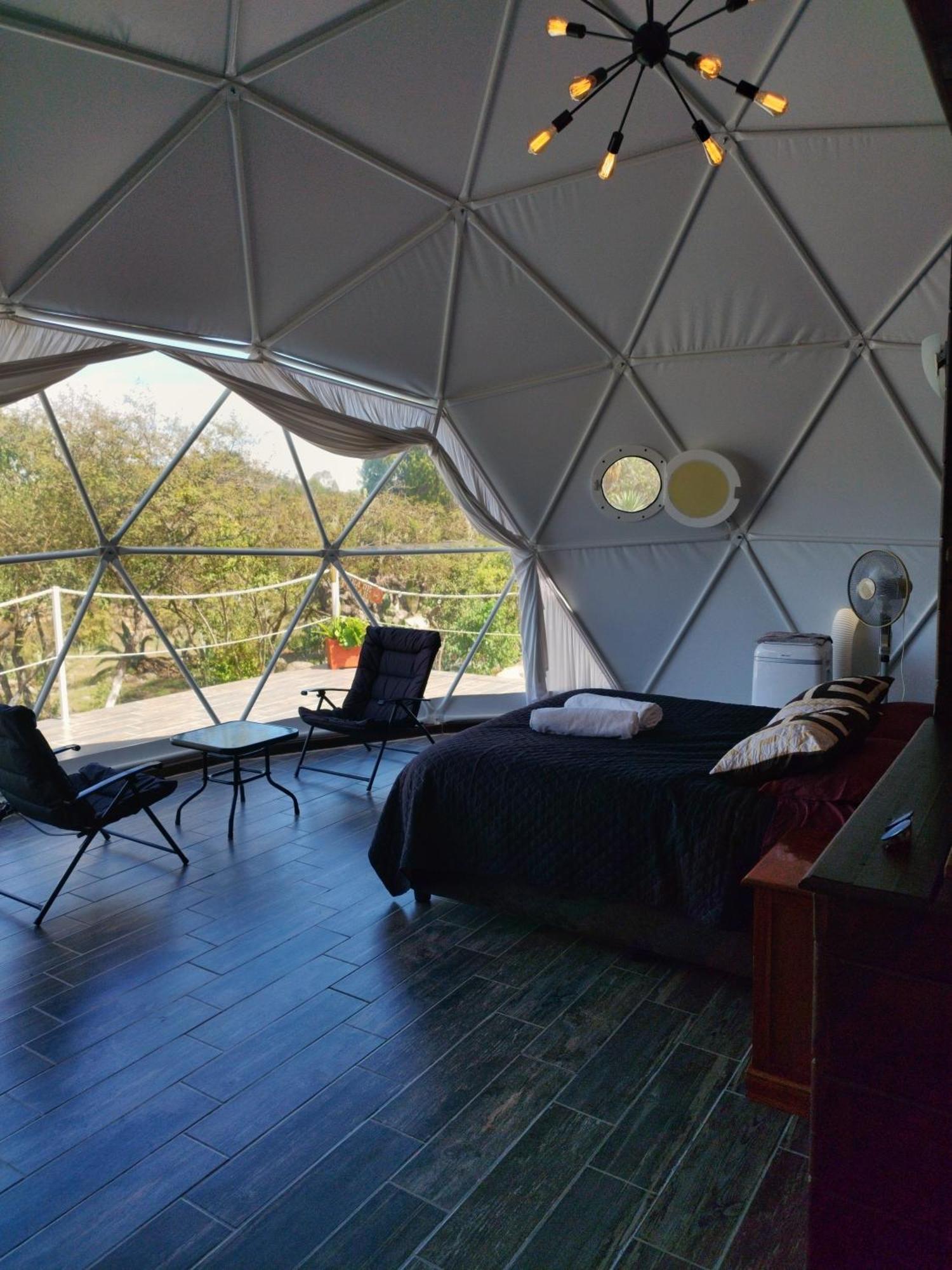El Gato Glamping Con Vista A Prismas Basalticos Hotell Huasca de Ocampo Eksteriør bilde