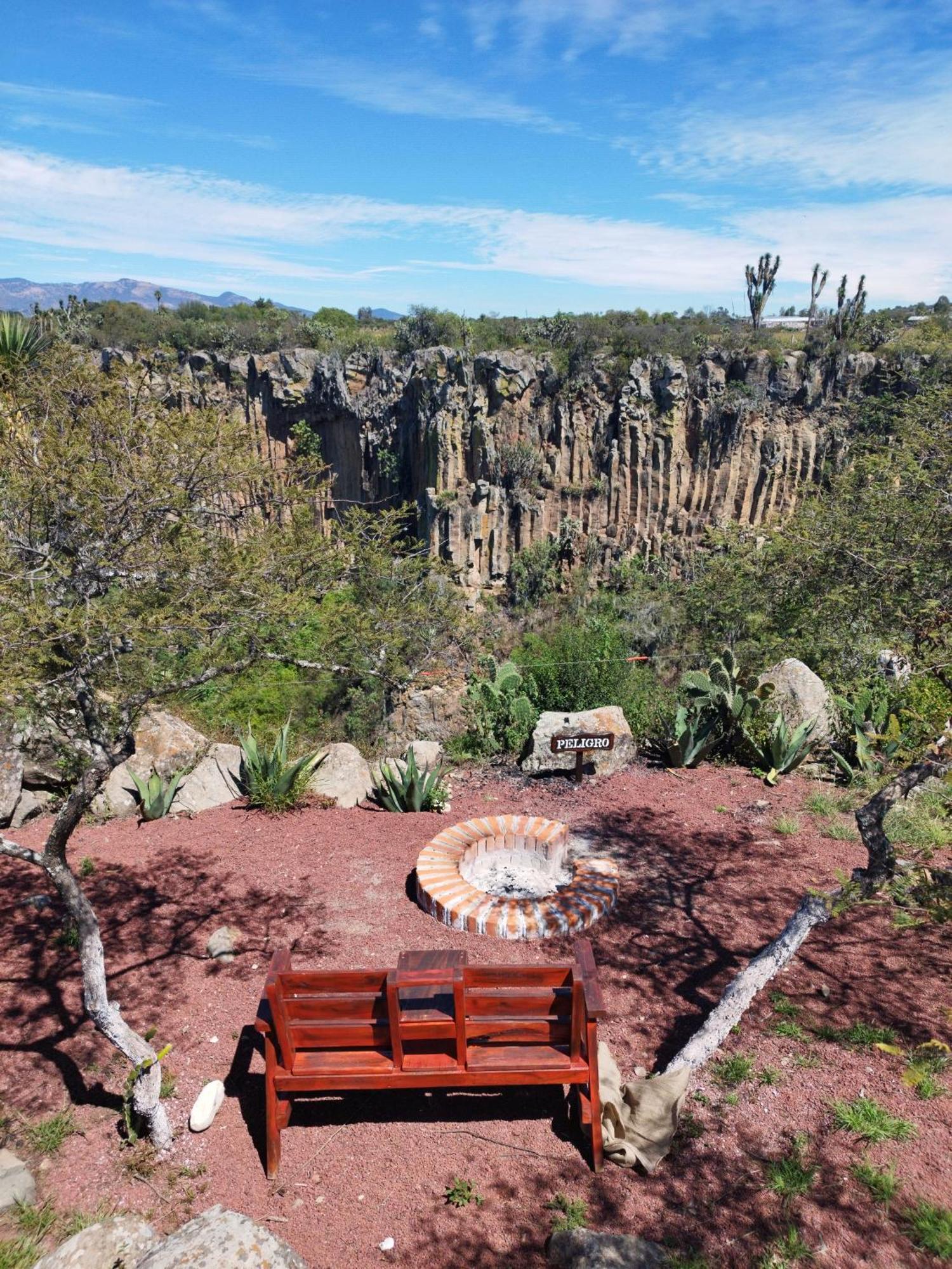 El Gato Glamping Con Vista A Prismas Basalticos Hotell Huasca de Ocampo Eksteriør bilde