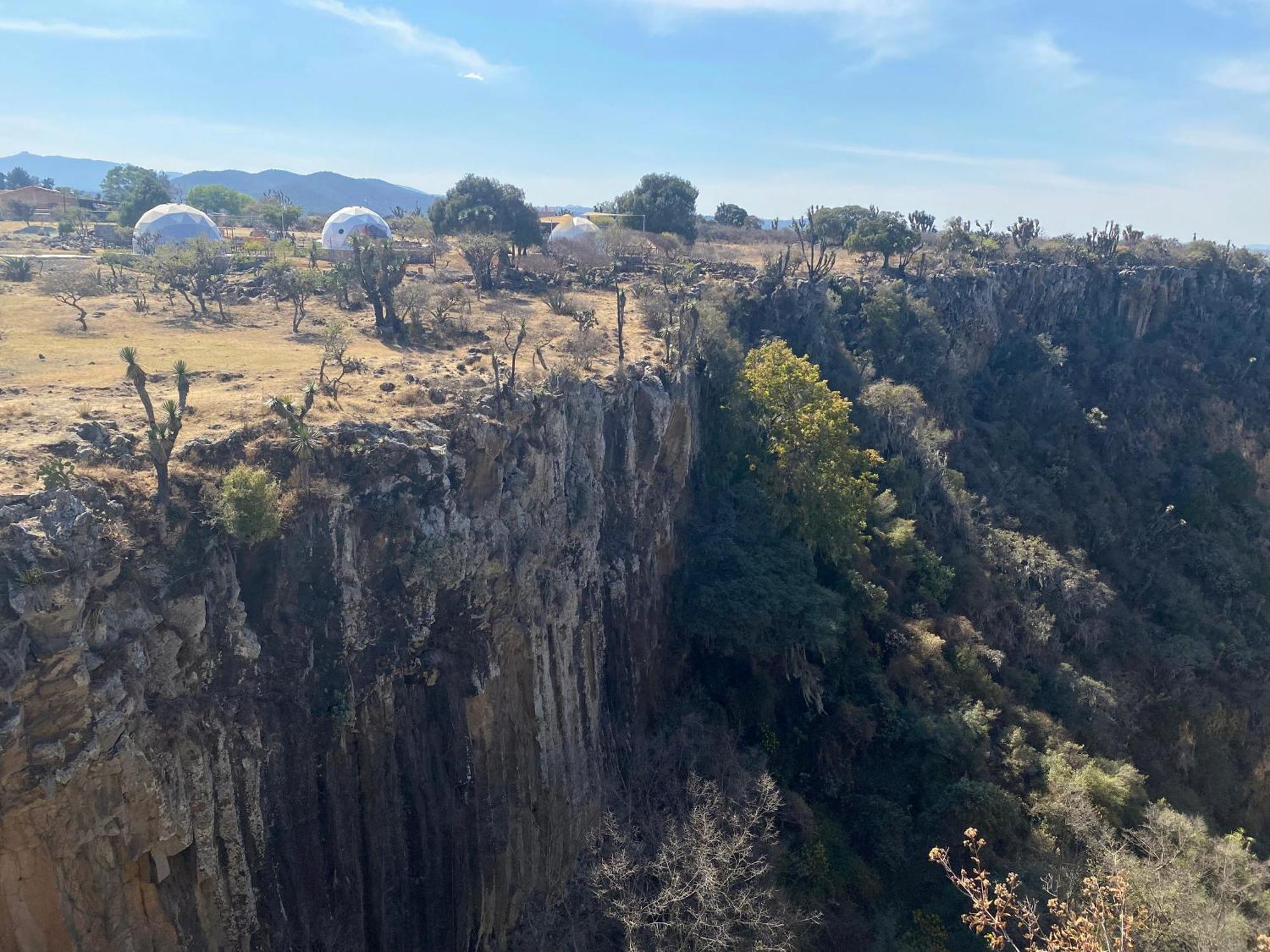 El Gato Glamping Con Vista A Prismas Basalticos Hotell Huasca de Ocampo Eksteriør bilde