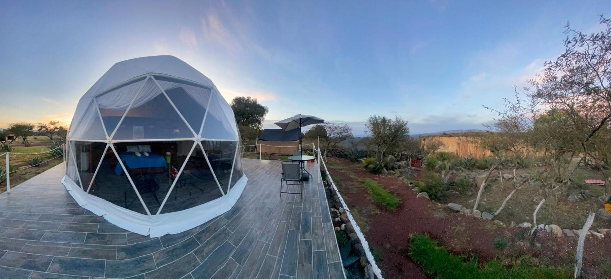 El Gato Glamping Con Vista A Prismas Basalticos Hotell Huasca de Ocampo Eksteriør bilde
