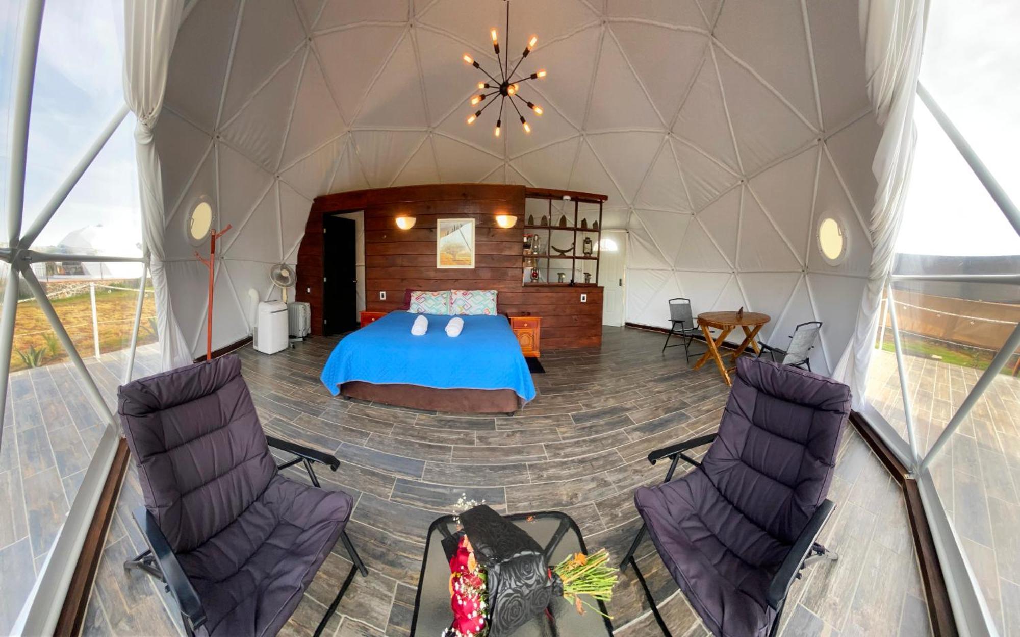 El Gato Glamping Con Vista A Prismas Basalticos Hotell Huasca de Ocampo Eksteriør bilde