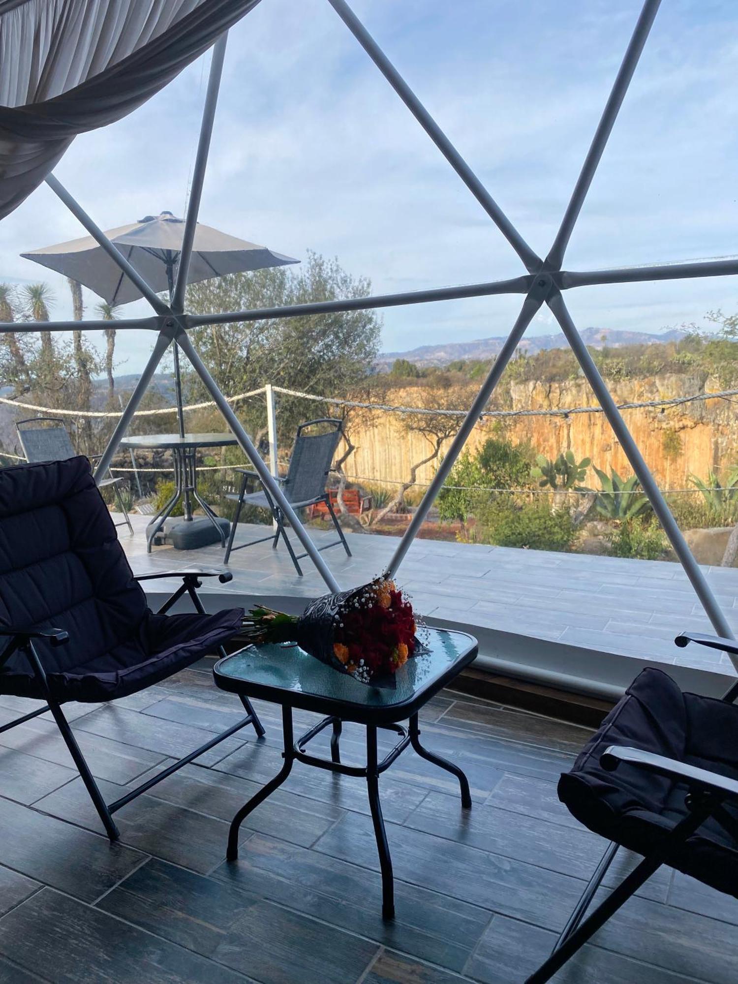 El Gato Glamping Con Vista A Prismas Basalticos Hotell Huasca de Ocampo Eksteriør bilde