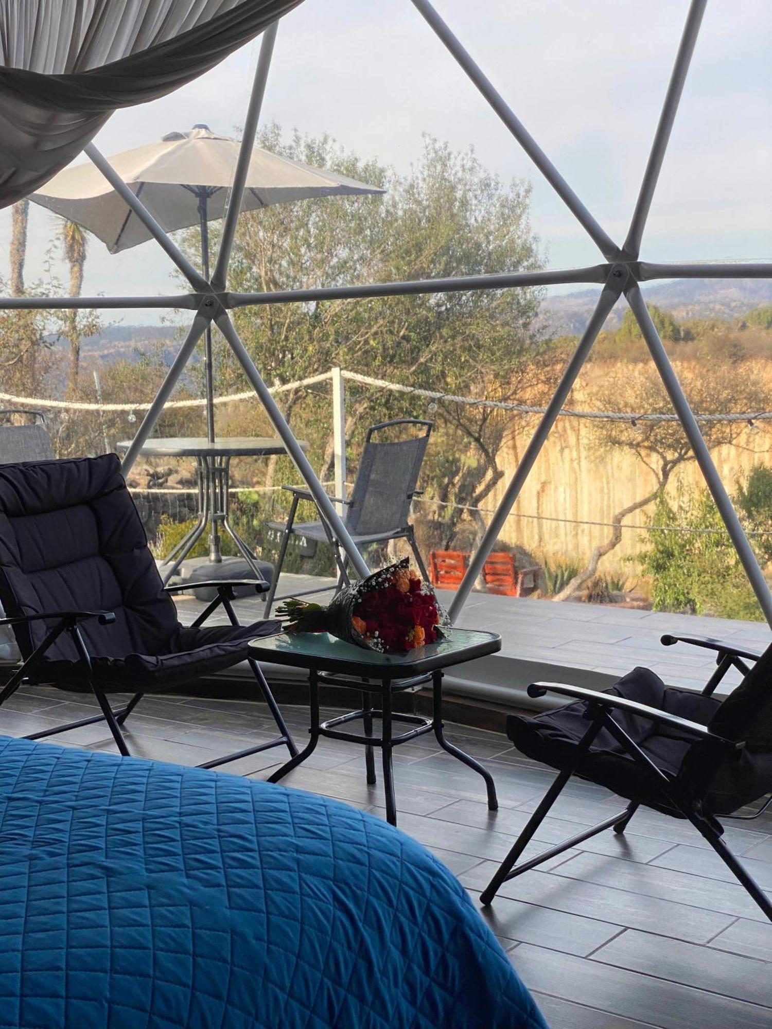 El Gato Glamping Con Vista A Prismas Basalticos Hotell Huasca de Ocampo Eksteriør bilde