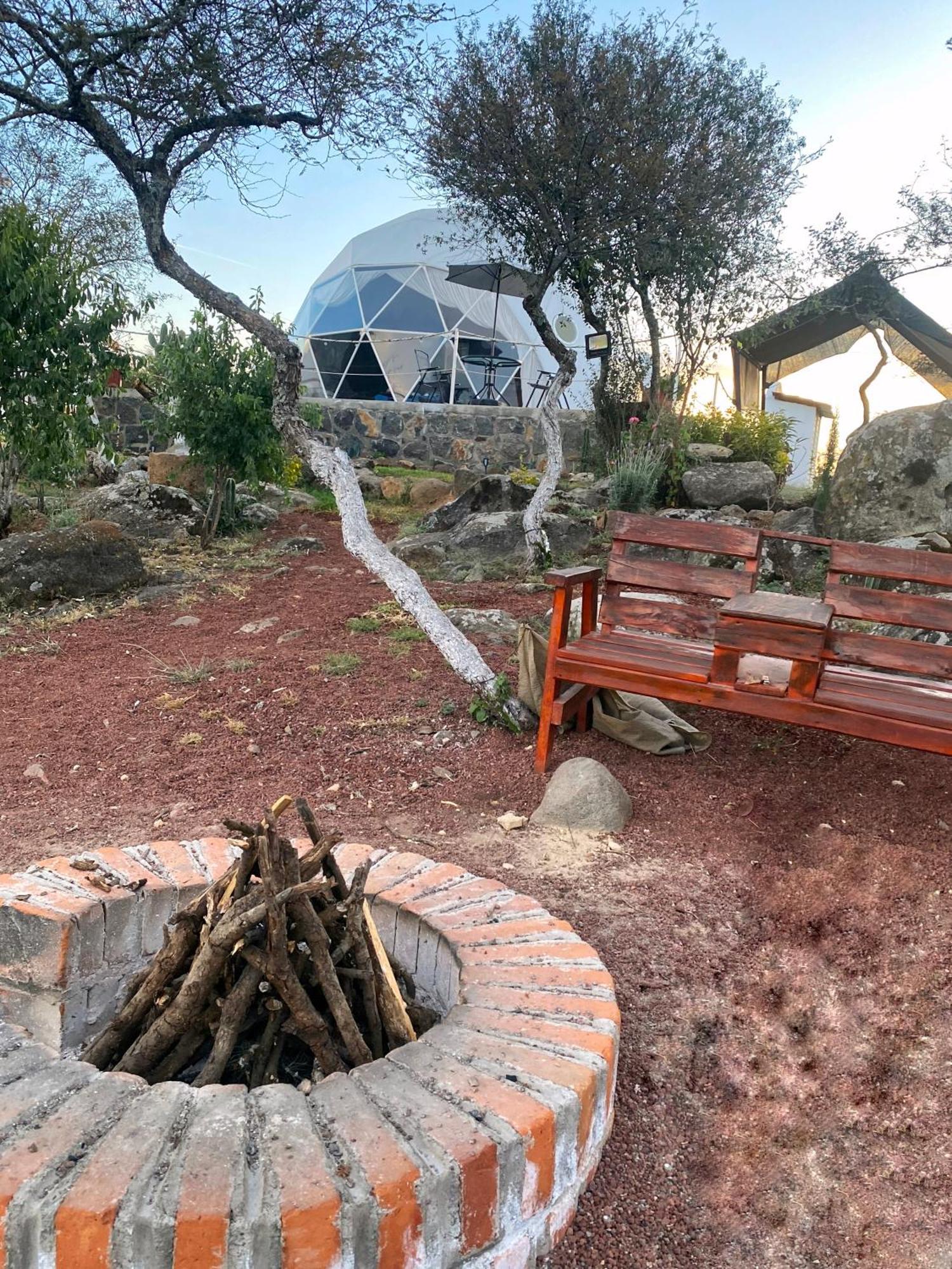 El Gato Glamping Con Vista A Prismas Basalticos Hotell Huasca de Ocampo Eksteriør bilde