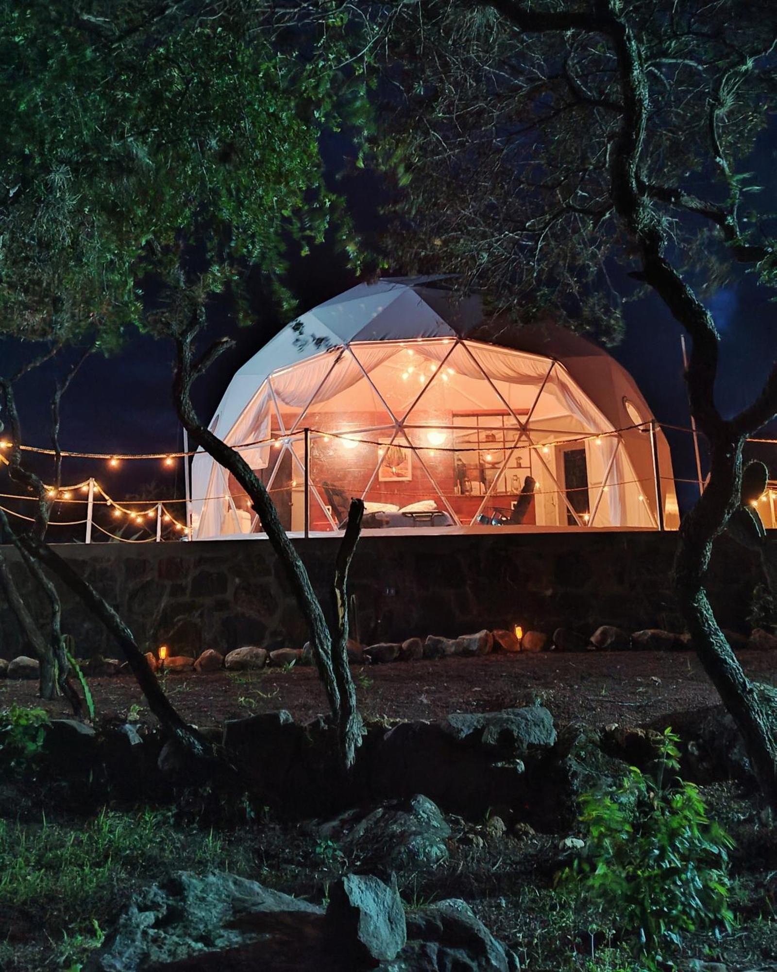 El Gato Glamping Con Vista A Prismas Basalticos Hotell Huasca de Ocampo Eksteriør bilde